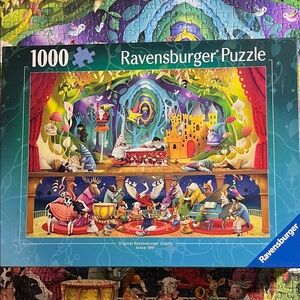 🧩 1000 piece Ravensburger “Snow White and the 7 Gnomes”. So much fun! Complete.